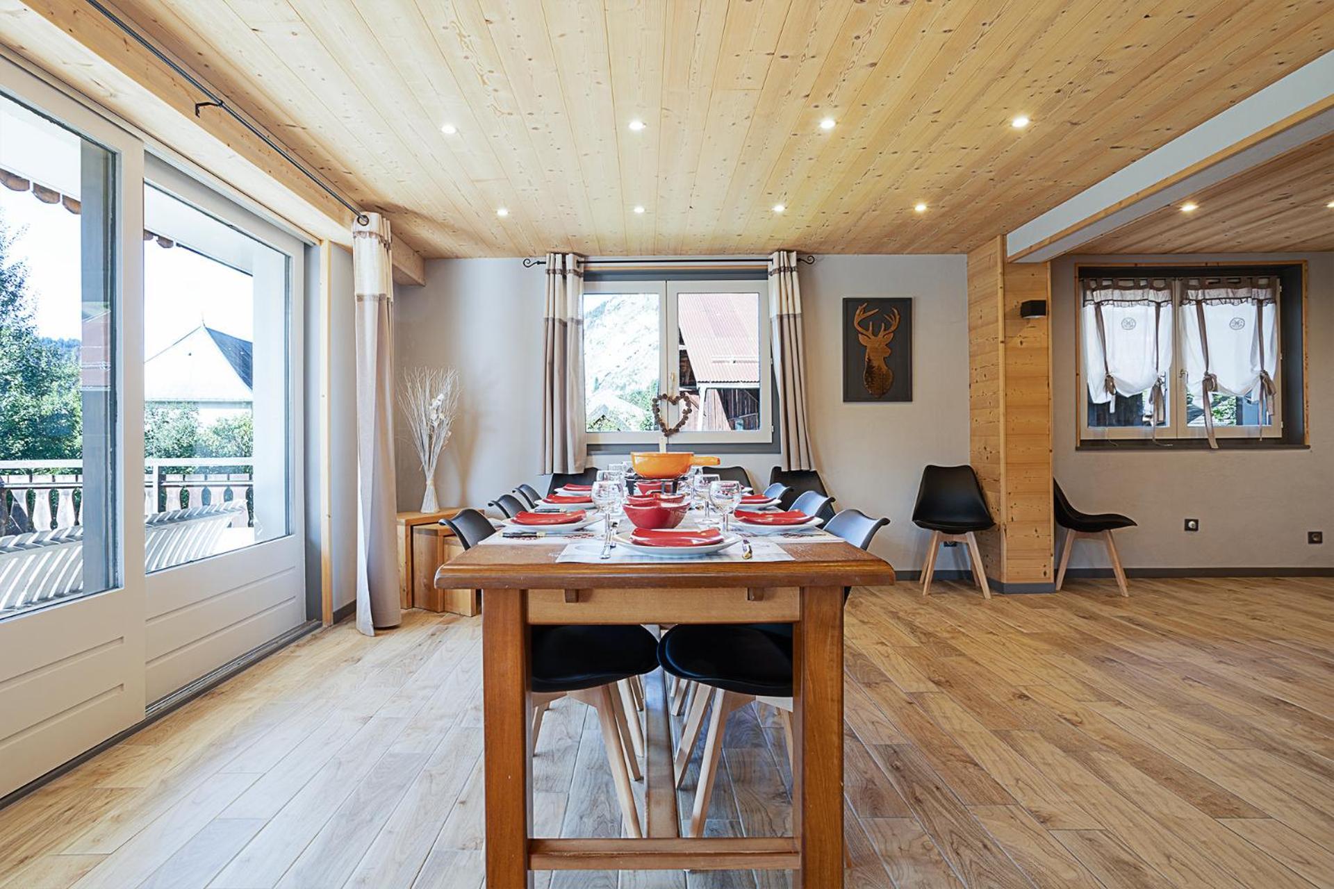 Chalet Les 4 Saisons - Ski, Parking Et Jardin Abondance Εξωτερικό φωτογραφία