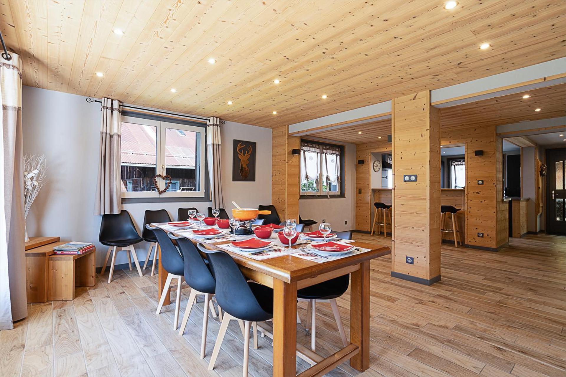 Chalet Les 4 Saisons - Ski, Parking Et Jardin Abondance Εξωτερικό φωτογραφία