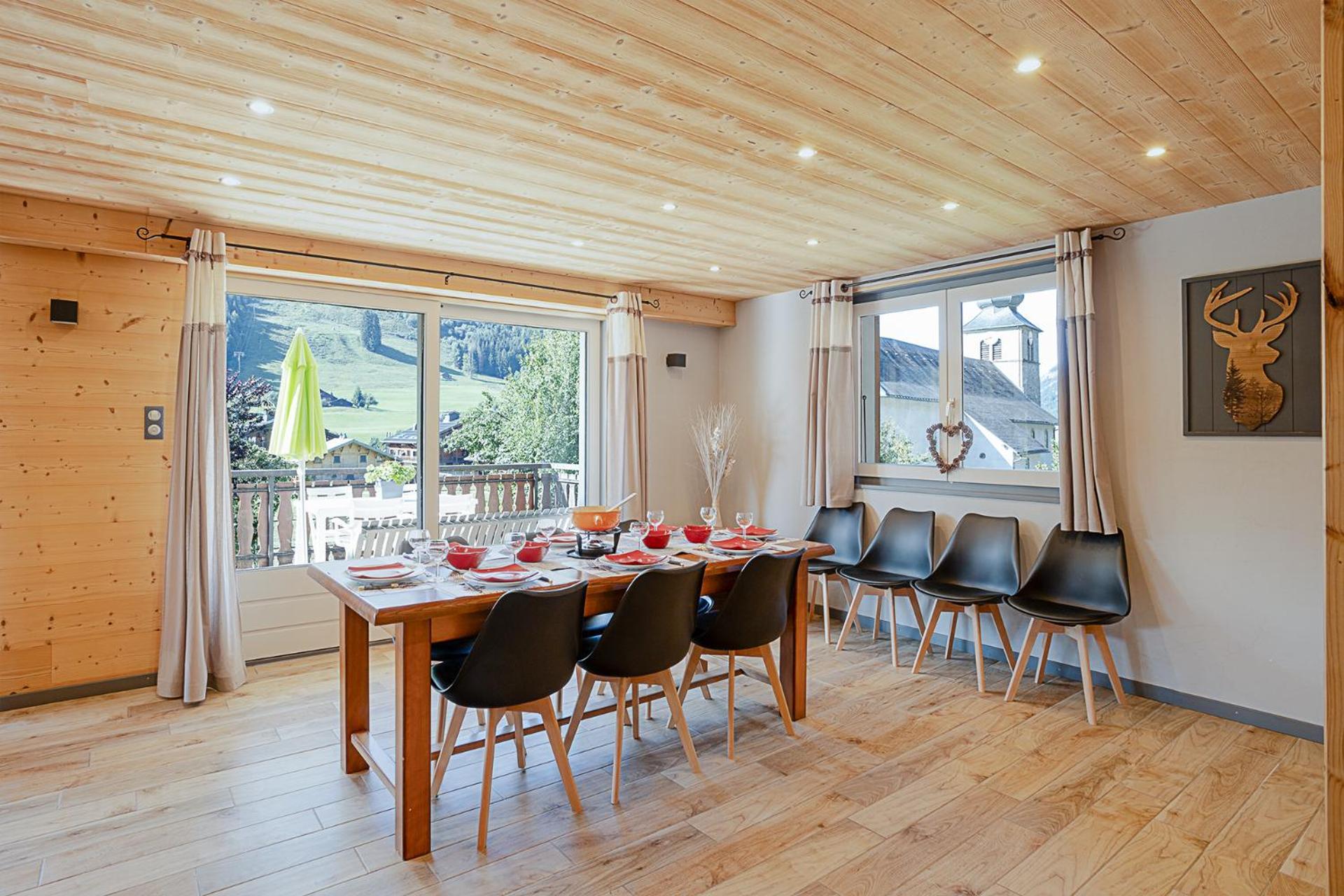 Chalet Les 4 Saisons - Ski, Parking Et Jardin Abondance Εξωτερικό φωτογραφία