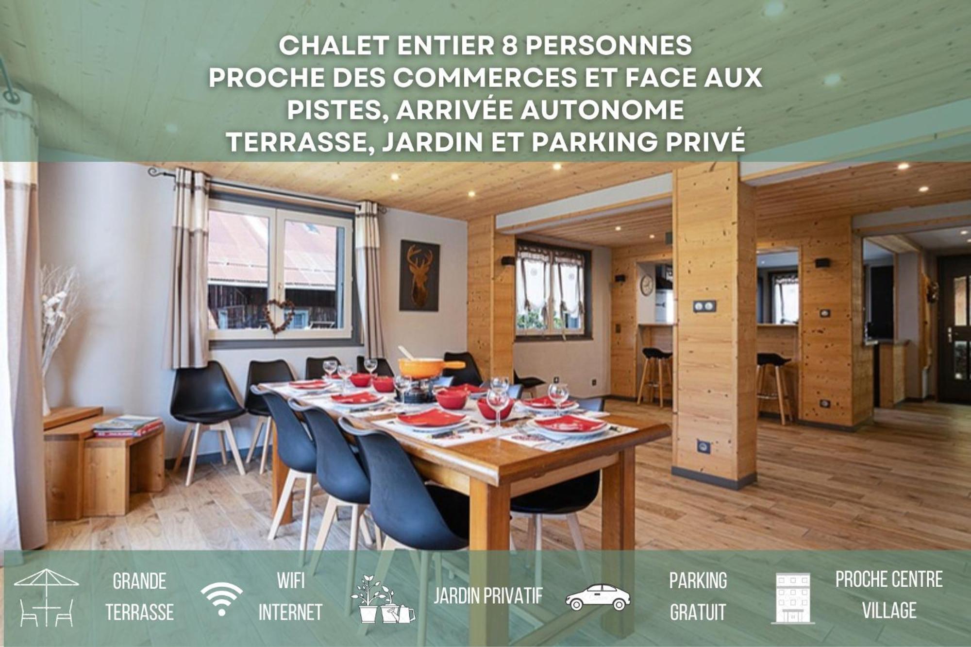 Chalet Les 4 Saisons - Ski, Parking Et Jardin Abondance Εξωτερικό φωτογραφία